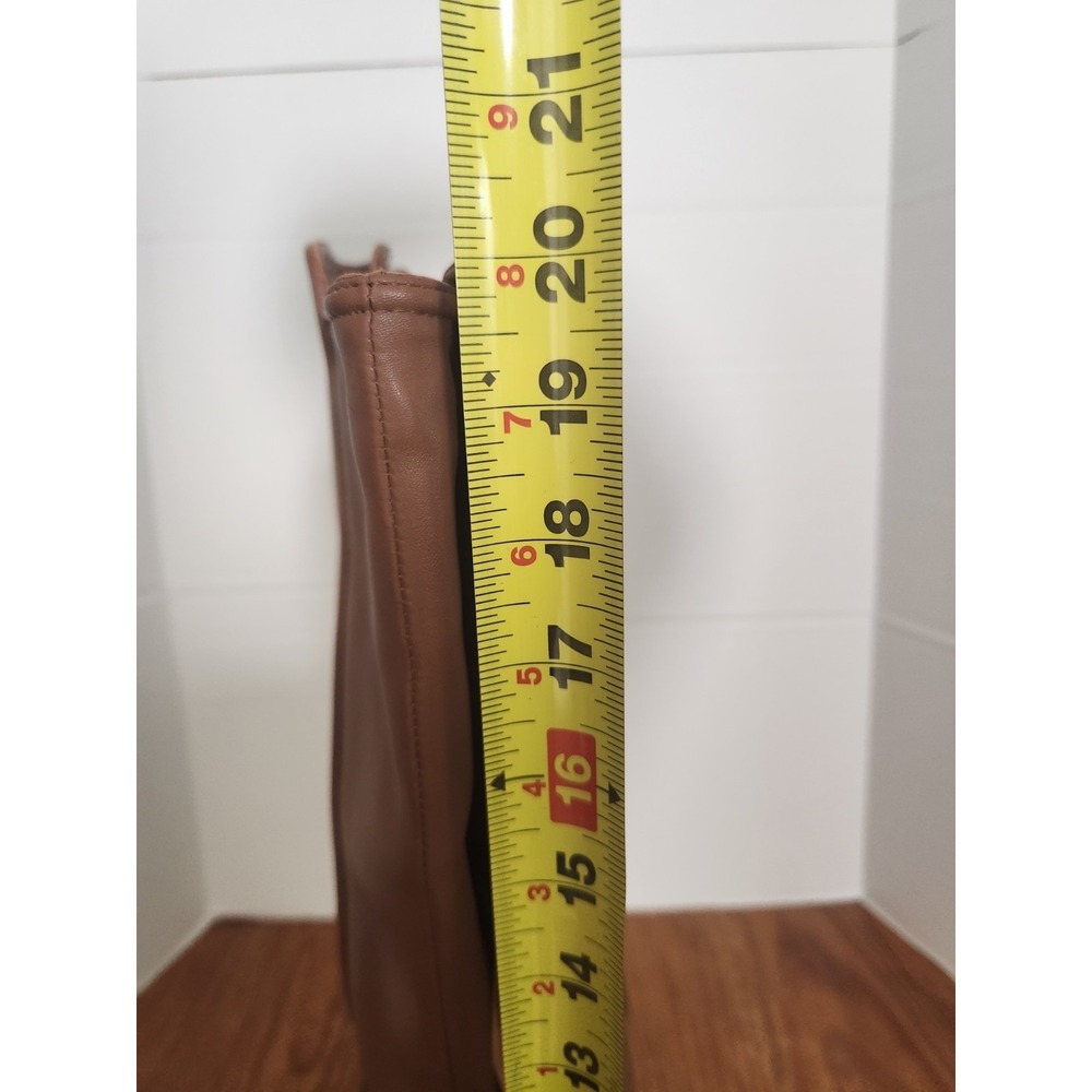 NWT Reiss Caitlin Leather Knee High Boots Sz 8 Zip Up 4" Heel Pointy Toe Capsule - Picture 10 of 16